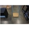 Image 2 : GLASS DISPLAY CASE - NO SHELVES - 17 inches wide x 15 deep x 65 tall
