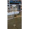 Image 1 : METAL FLOOR LAMP WITH GLASS SHADE
