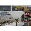 Image 2 : METAL FLOOR LAMP WITH GLASS SHADE