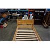 Image 2 : Single size pine bed frame