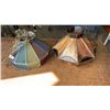 Image 1 : 2 LEADED GLASS CEILING LIGHTS