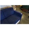 Image 2 : BLUE LOVESEAT WITH STORAGE