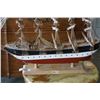 Image 2 : MADE IN MEXICO TALLSHIP SAILING SHIP FIGURE - 27 INCHES TALL. 34 INCHES LONG