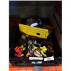 Image 1 : LARGE BOX OF TOYS - BEYBLADES, VINTAGE DWARFS, ETC