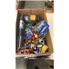 Image 2 : LARGE BOX OF TOYS INCLUDING NEW HOT WHEELS, DIE CAST, DISNEYS, ETC