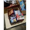 Image 2 : 3 BOXES OF COLLECTABLES, BANGLES, RAPTOR CAKE MOULD