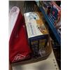 Image 8 : LOT OF PURSES, OIL DISPENSERS AND BOX OF TOYS, DRESSMAKER SEWING MACHINE