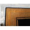 Image 2 : BLACK AND GOLD TUFTED AREA CARPET 5 FOOT X 8 FOOT HAND MADE IN INDIA 100% WOOL PILE