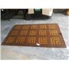 Image 1 : BROWN HAND TUFTED AREA CARPET 5 X 8 FOOT MADE IN INDIA