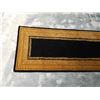 Image 2 : TUFTED BLACK AND GOLD 30 INCH X 16 FOOT CARPET RUNNER 100% WOOL HAND MADE IN INDIA