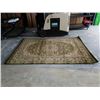 Image 1 : NEW UNIQUE BRAND LIGHT GREEN AREA CARPET 79 X 117 INCHES MACHINE MADE PATTERN 0466A