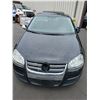 Image 2 : 2006 VOLKSWAGEN JETTA TDI, 4DR SEDAN, BLACK, VIN # 3VWST31K46M001883