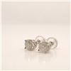 Image 2 : 14K DIAMOND (0.72CT) EARRINGS