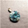 Image 1 : 10K MOISSANITE (6CT) PENDANT