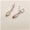 Image 1 : 14K NATURAL ZULTANITE (4.5CT) DIAMOND (0.38CT) EARRINGS