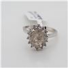 Image 1 : 10K  COLOR CHANGING SULTANITE (2CT) DIAMOND (0.49CT) RING SIZE 5.25