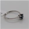 Image 2 : 10K  DIAMOND (0.8CT) BLUE TREATED) RING SIZE 6.25