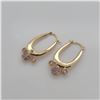 Image 1 : 10K  DIAMOND (0.8CT,LIGHT PINK)+0.35CT EARRINGS