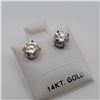 Image 1 : 14K  WHITE MOISSANITE(1.42CT) EARRINGS