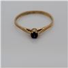 Image 1 : 10K  SAPPHIRE RING SIZE 6.5