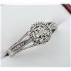 Image 2 : Sterling Silver Diamond Ring, 0.01cts of Diamond