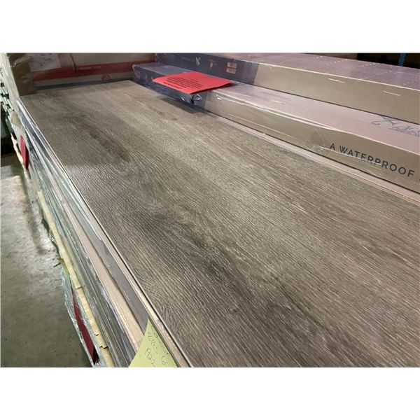 1,057.1 SQ FT OF EC PREMIUM AQUAFIX HARMONY SERIES DOWNING 6.5MM GLUE LESS VINYL FLOORING