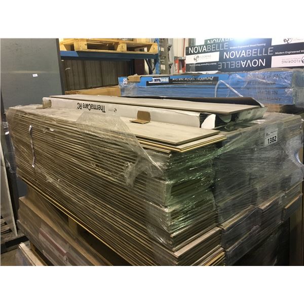 STACK OF ASSORTED COLOR & STYLE B-GRADE / DAMAGED FLOORING