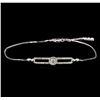 Image 1 : 0.67 ctw Diamond Bracelet - 14KT White Gold