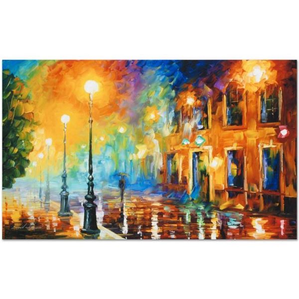 Misty City by Afremov (1955-2019)