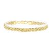 Image 1 : Five Strand Braided Bracelet - 18KT Yellow Gold