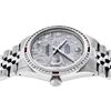 Image 8 : Rolex Mens SS Meteorite Diamond & Ruby Channel Set Diamond Datejust Wristwatch 3