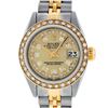 Image 1 : Rolex Ladies 2 Tone Champagne String Diamond Datejust Wristwatch