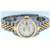 Image 3 : Rolex Ladies Quickset 2 Tone 18K Silver Diamond Datejust Wristwatch