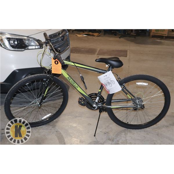 MOVELO ALGONQUIN MENS GREY/ GREEN MOUNTAIN BIKE
