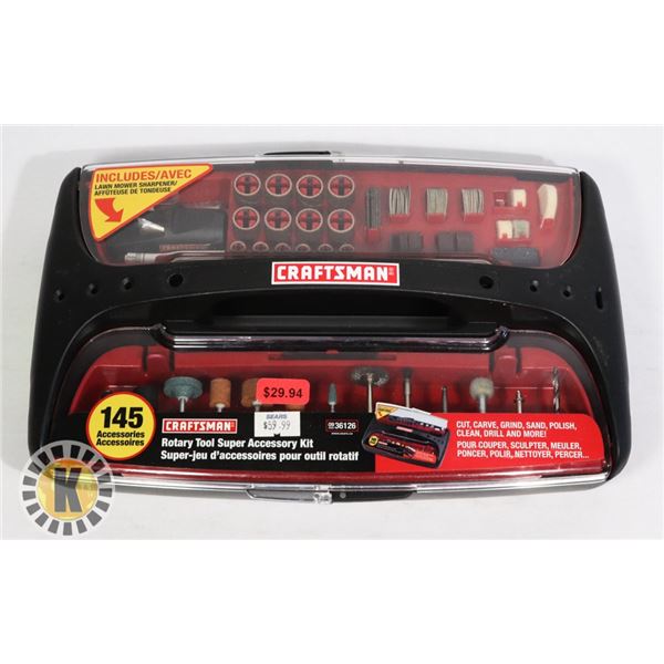 CRAFTSMAN ROTARY TOOL SUPER ACCESSORY KIT