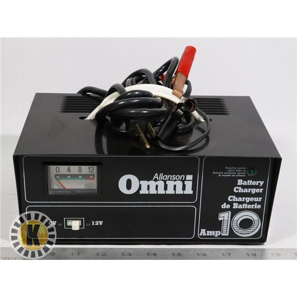 ALLANSON OMNI 10 AMP BATTERY CHARGER; 612B1010-1