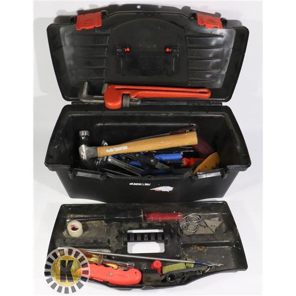 BLACK & DECKER TOOL BOX OF RANDOM ASSORTMENTS