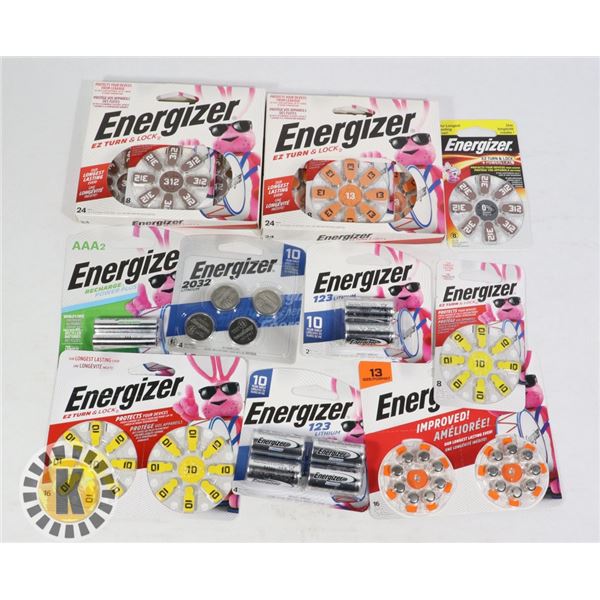 BAG OF ASSORTED BATTERIES