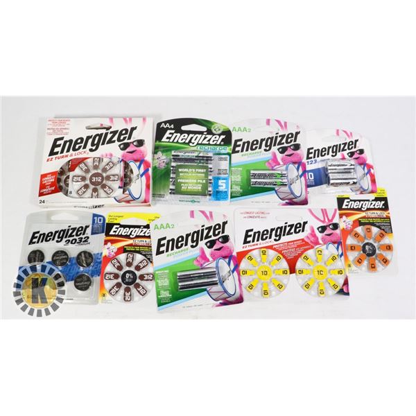 BAG OF ASSORTED BATTERIES