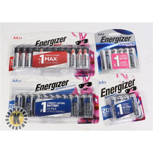 BAG OF ASSORTED BATTERIES