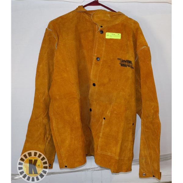 XL WELDMATE LEATHER WELDING JACKET (NEW)