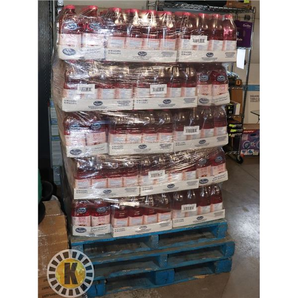 PALLET OF OCEAN SPRAY PINK DIET CRANBERRY JUICE