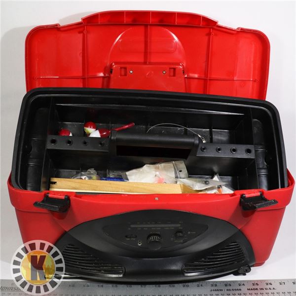 ROCK BOX FISHING BOX WITH RADIO