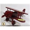 Image 1 : 13" WIDE WOODEN BI-PLANE