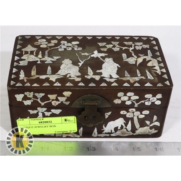 ANTIQUE JEWELRY BOX