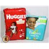Image 1 : BUNDLE OF BABY PAMPERS AND HUGGIES