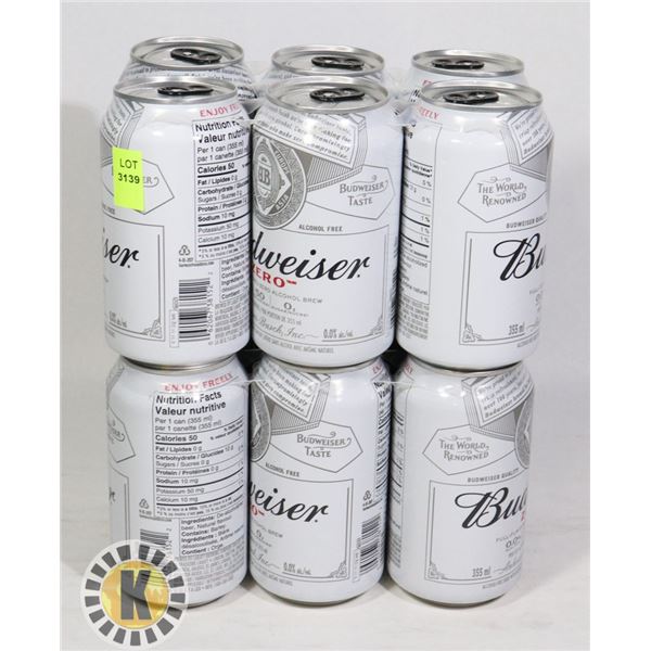 2 BUNDLES OF ALCOHOL FREE BUDWEISER