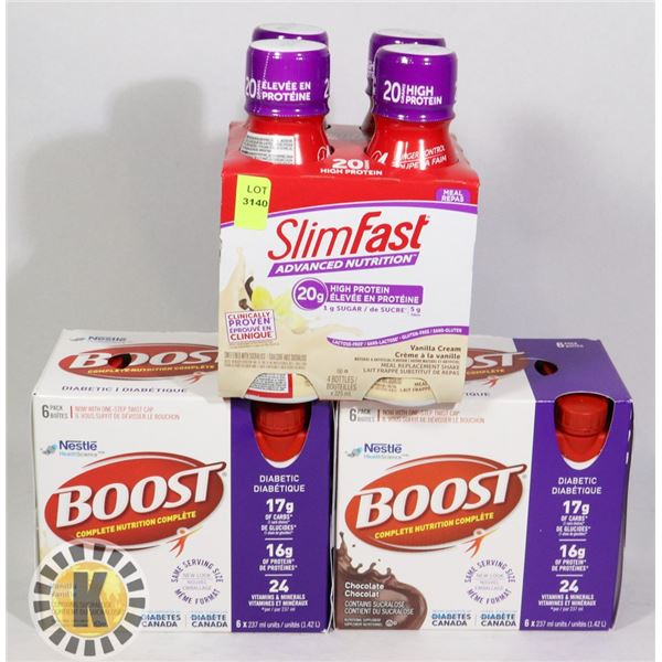 BUNDLES OF SLIM FAST ADVANCED NUTRITION