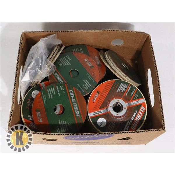 19 OF 5" BLENDING DISCS STAINLESS & ALUMINUM