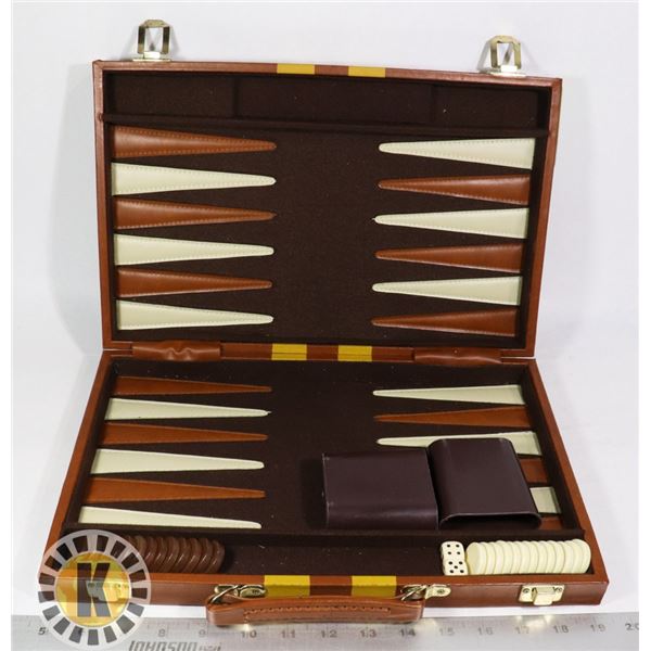 VINTAGE BACKGAMMON GAME SET